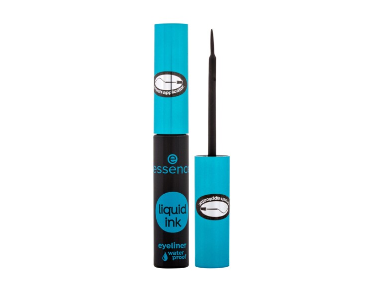 Eyeliner Essence Liquid Ink Eyeliner Waterproof 3 ml Black Beschädigte Verpackung