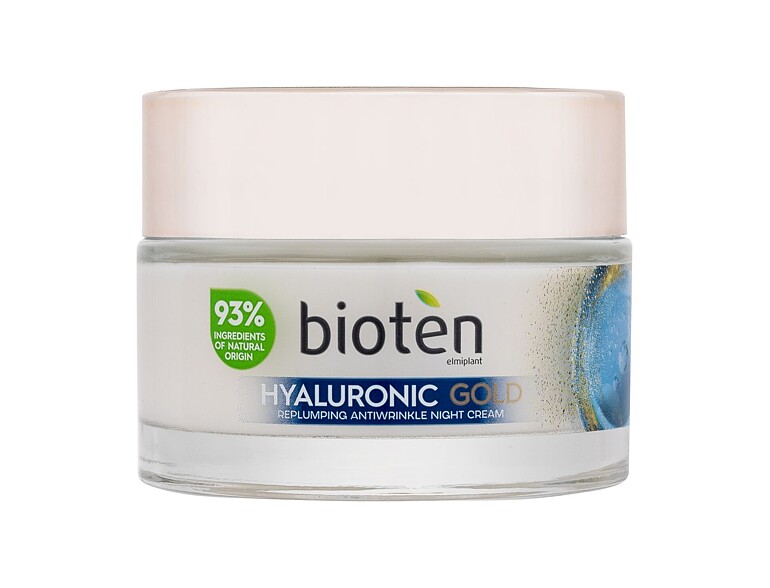 Nachtcreme Bioten Hyaluronic Gold Replumping Antiwrinkle Night Cream 50 ml Beschädigte Schachtel