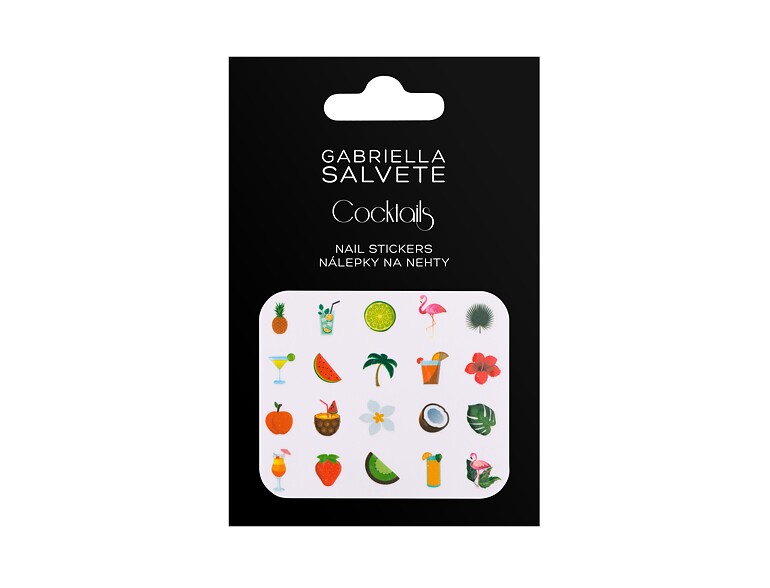 Nagelschmuck Gabriella Salvete Cocktails Nail Stickers 1 Packung