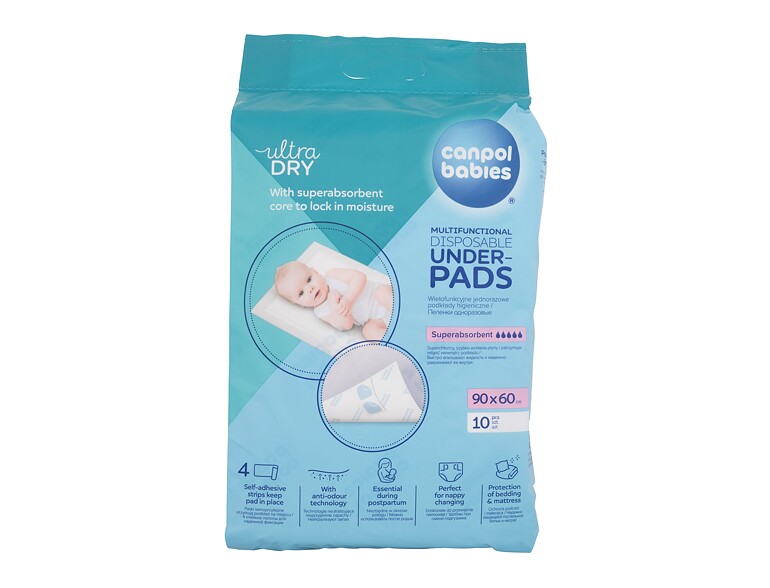 Matelas à langer Canpol babies Ultra Dry Multifunctional Disposable Underpads 10 St.