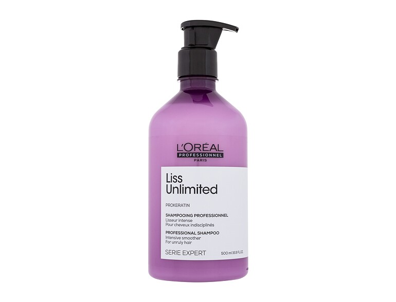 Shampoo L'Oréal Professionnel Liss Unlimited Professional Shampoo 500 ml Beschädigtes Flakon