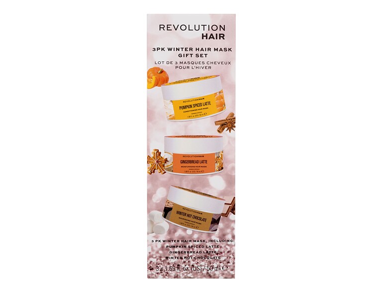 Haarmaske Revolution Haircare London Winter Hair Mask Gift Set 50 ml Sets