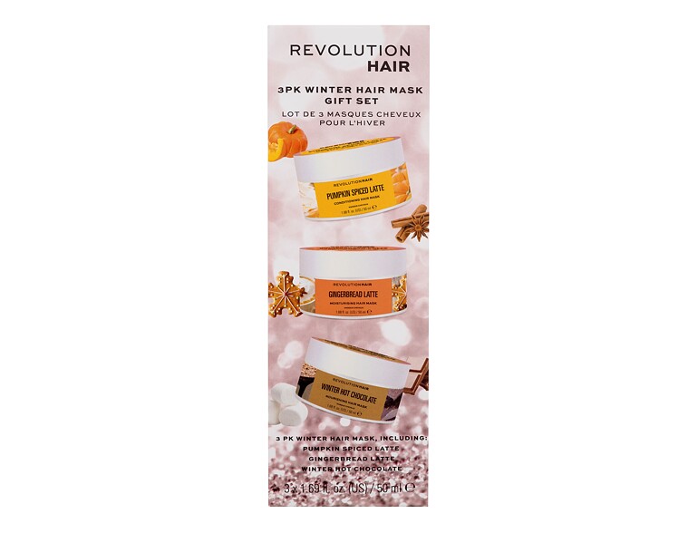 Maschera per capelli Revolution Haircare London Winter Hair Mask Gift Set 50 ml Sets