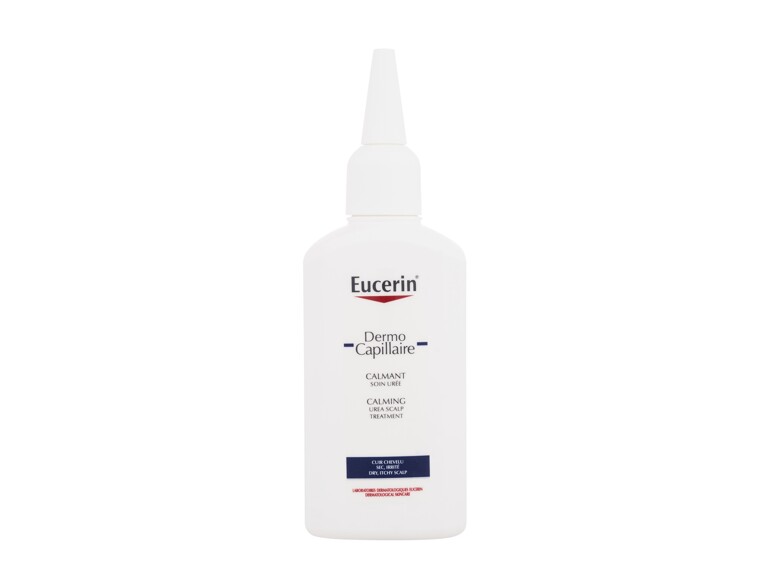 Spray curativo per i capelli Eucerin DermoCapillaire Calming Urea Scalp Treatment 100 ml scatola dan
