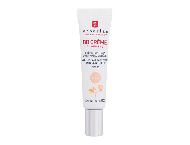 BB crème Erborian BB Crème Makeup-Care Face Cream SPF20 15 ml Clair