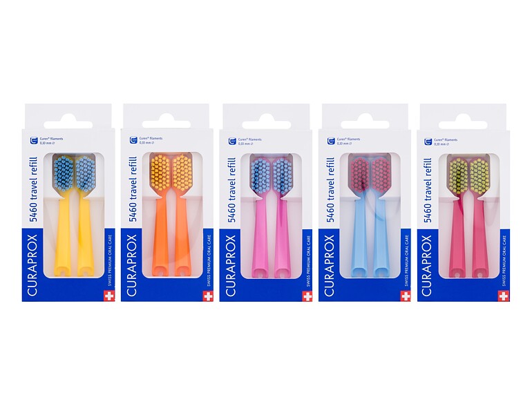 Spazzolino da denti Curaprox Travel CS 5460 Ultra Soft Refill 2 St.