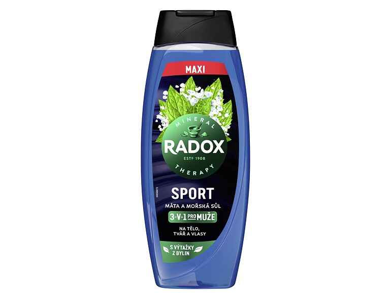 Duschgel Radox Sport Mint And Sea Salt 3-in-1 Shower Gel 450 ml