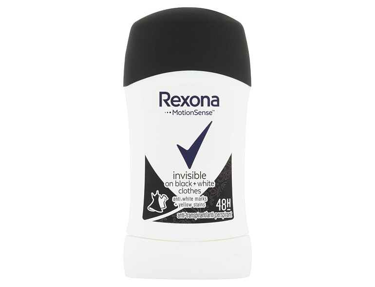 Antitraspirante Rexona MotionSense Invisible Black + White 40 ml