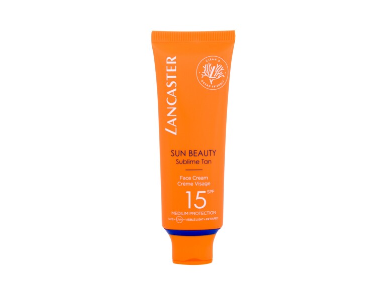 Sonnenschutz fürs Gesicht Lancaster Sun Beauty Beauty Face Cream SPF15 50 ml Beschädigte Schachtel