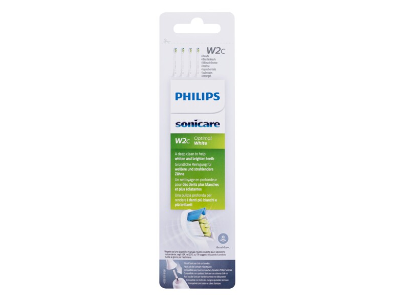Testa di ricambio Philips Sonicare Optimal White W2c HX6074/27 White 4 St.