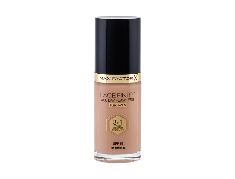 Foundation Max Factor Facefinity 3 in 1 SPF20 30 ml 40 Light Ivory Beschädigtes Flakon
