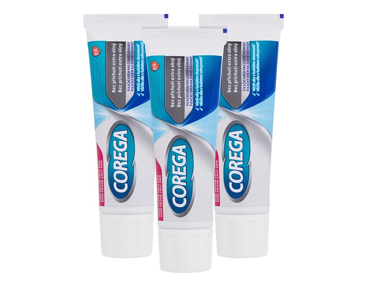 Fixiercreme Corega Flavourless Extra Strong 3x40 g