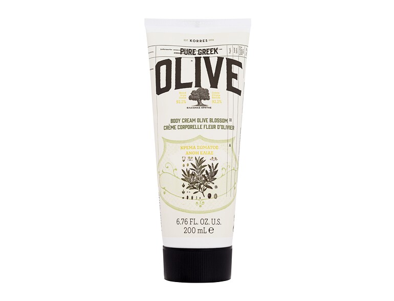 Crème corps Korres Pure Greek Olive Body Cream Olive Blossom 200 ml