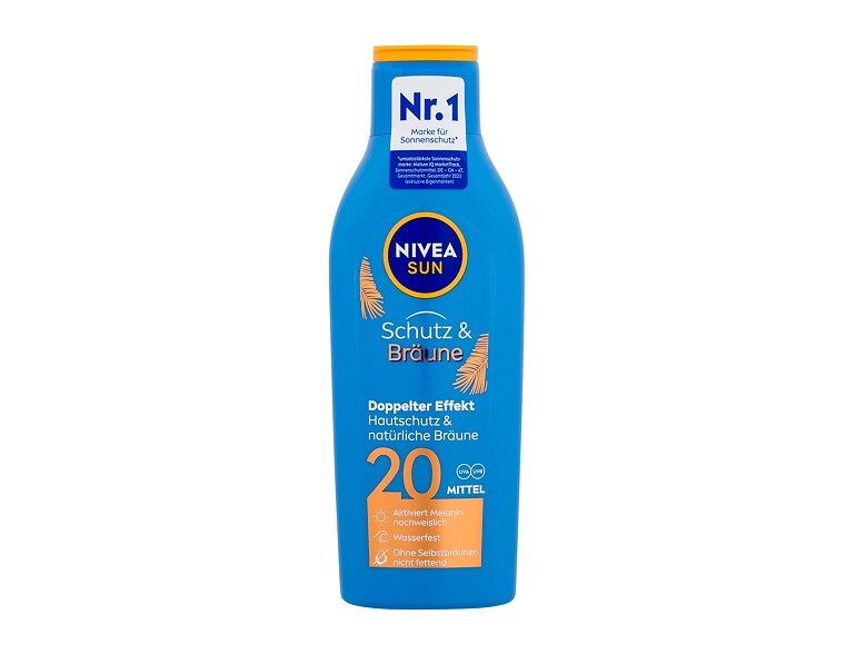 Sonnenschutz Nivea Sun Protect & Bronze Sun Lotion SPF20 200 ml