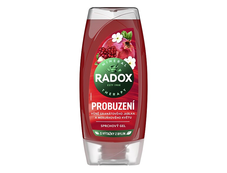 Doccia gel Radox Awakening Pomegranate And Apricot Blossom Shower Gel 225 ml