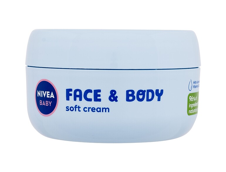 Crema giorno per il viso Nivea Baby Face & Body Soft Cream 200 ml