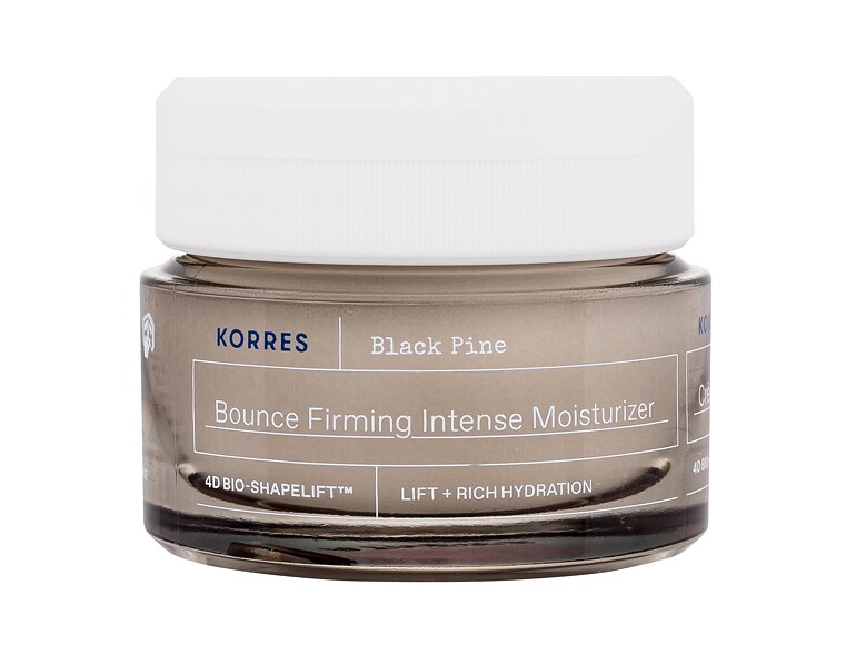 Crema giorno per il viso Korres Black Pine Bounce Firming Intense Moisturizer 40 ml