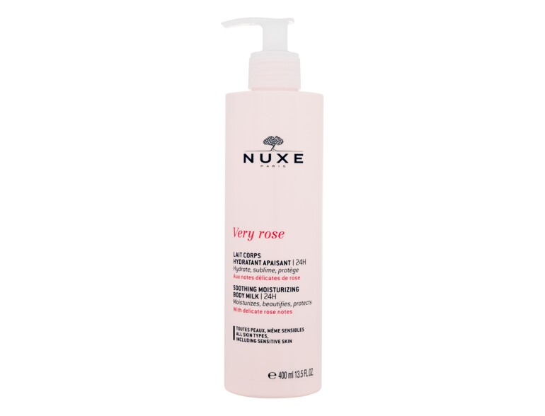 Körperlotion NUXE Very Rose Soothing Moisturizing Body Milk 400 ml