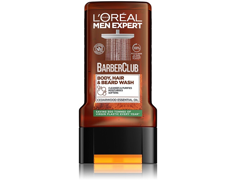 Duschgel L'Oréal Paris Men Expert Barber Club Body, Hair & Beard Wash 300 ml