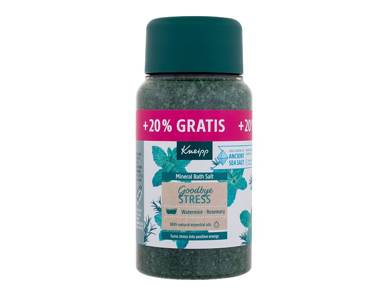 Badesalz  Kneipp Goodbye Stress Mineral Bath Salt 600 g Beschädigte Verpackung