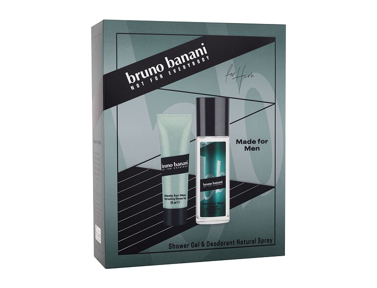 Deodorant Bruno Banani Made For Men 75 ml Beschädigte Schachtel Sets
