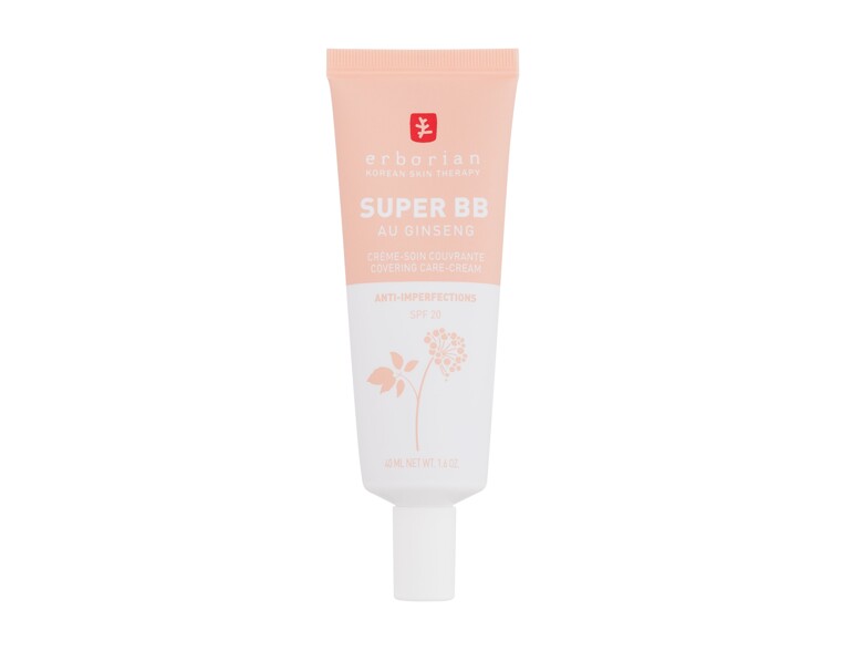BB Creme Erborian Super BB Covering Care-Cream SPF20 40 ml Clair Beschädigte Schachtel