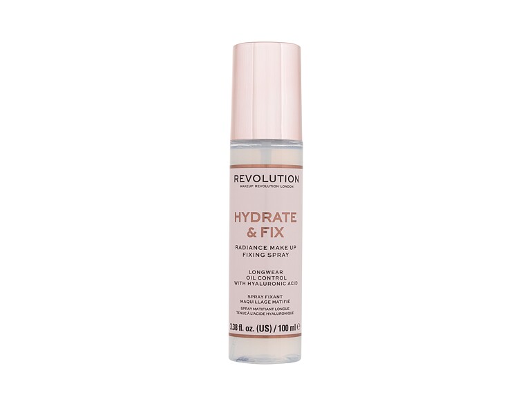 Make-up Fixierer Makeup Revolution London Hydrate & Fix Radiance Make Up Fixing Spray 100 ml