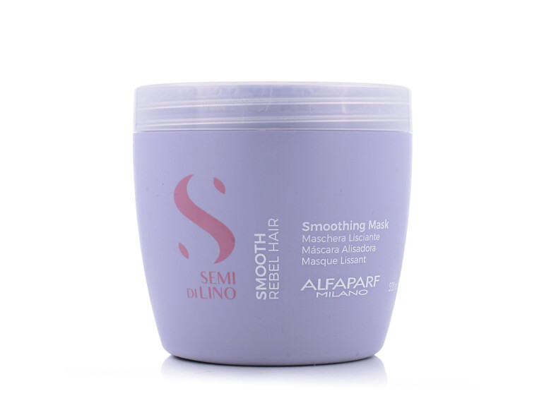Haarmaske ALFAPARF MILANO Semi Di Lino Smooth Smoothing Mask 500 ml
