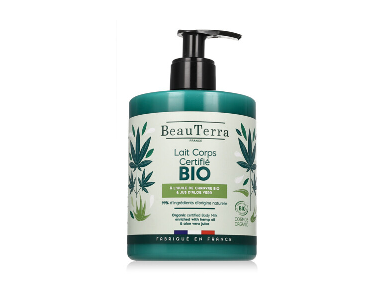 Körperlotion BeauTerra Bio Hemp and Aloe Vera Body Milk 500 ml
