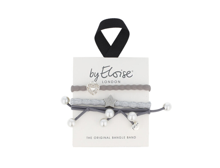 Haargummi By Eloise London Bangle Set Shades of Grey 1 St.