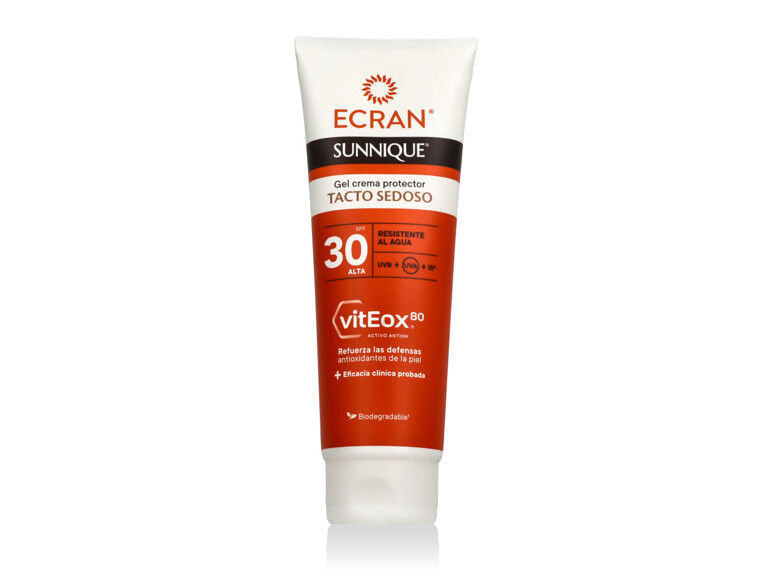 Sonnenschutz Ecran Sunnique Silky Touch Protective Gel Cream SPF30 250 ml