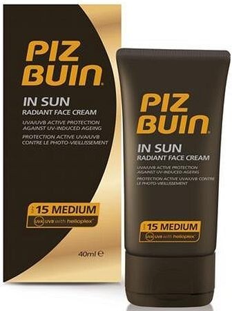 Soin solaire visage PIZ BUIN Moisturising SPF15 40 ml boîte endommagée