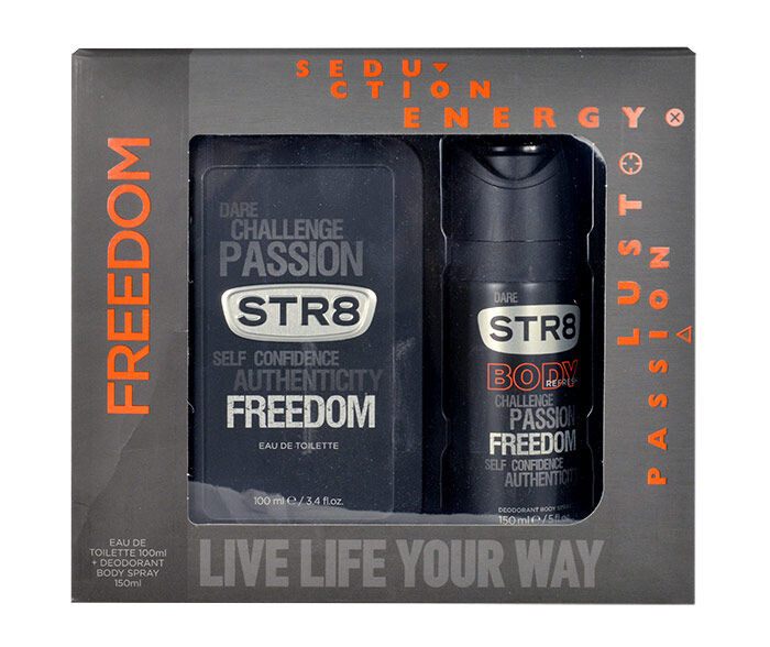 Eau de toilette STR8 Freedom 100 ml boîte endommagée Sets