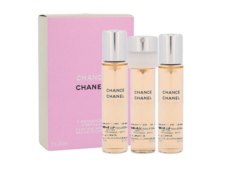 Eau de toilette Chanel Chance Recharge 3x20 ml