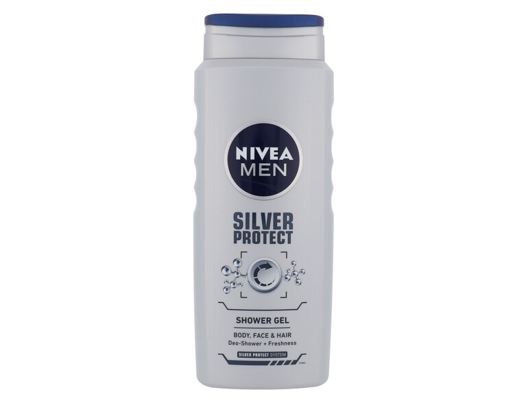 Gel douche Nivea Men Silver Protect 500 ml