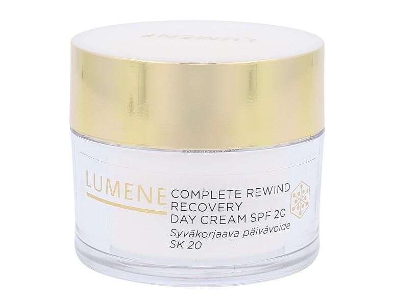 Crème de jour Lumene Complete Rewind Recovery SPF20 50 ml boîte endommagée