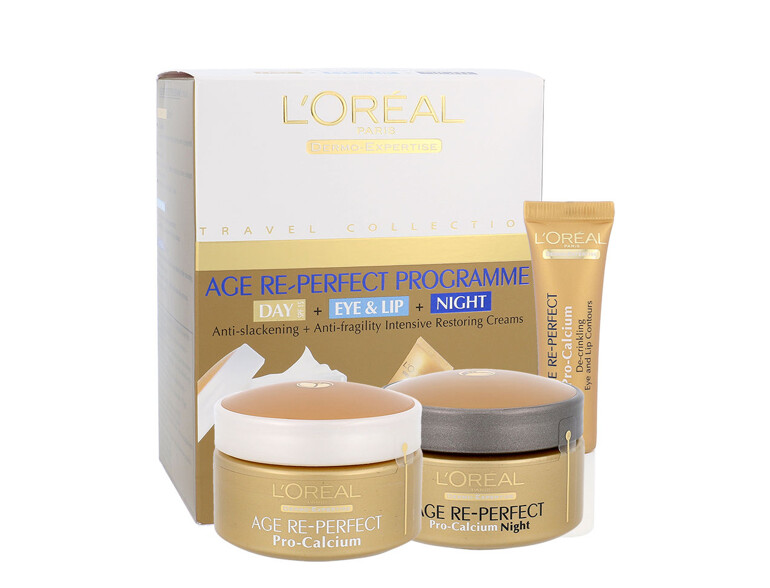 Tagescreme L'Oréal Paris Age Re Perfect Pro-Calcium 50 ml Sets