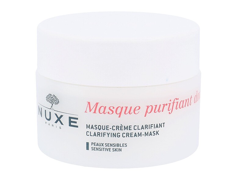 Maschera per il viso NUXE Rose Petals Cleanser Clarifying Cream-Mask 50 ml scatola danneggiata