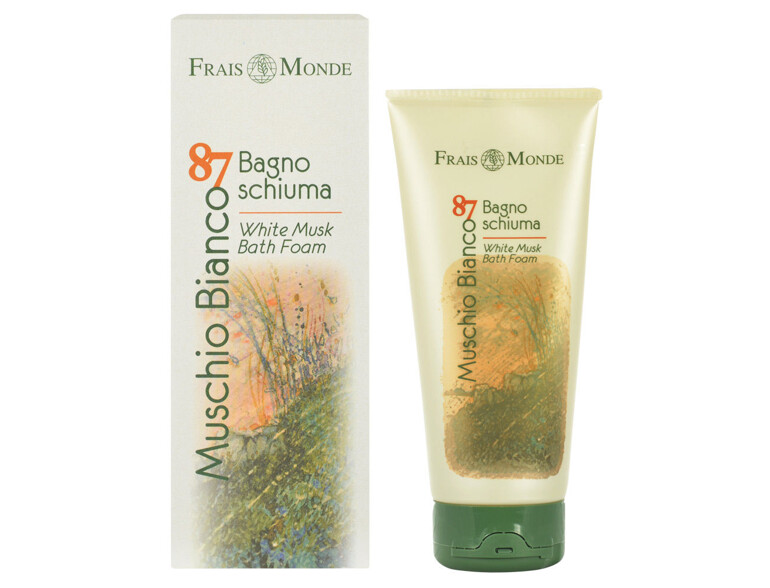 Badeschaum Frais Monde White Musk 200 ml Beschädigte Schachtel