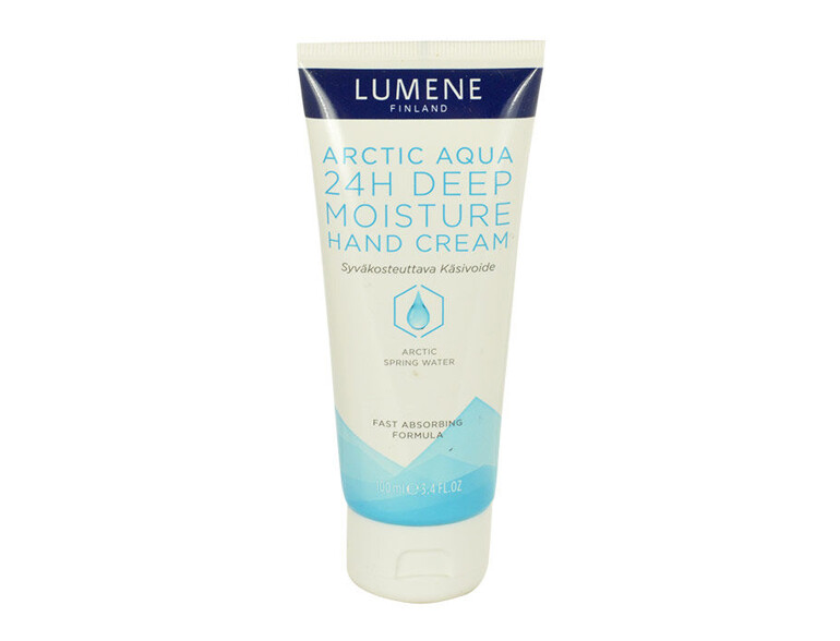 Crème mains Lumene Arctic Aqua 24H Deep Moisture 100 ml flacon endommagé