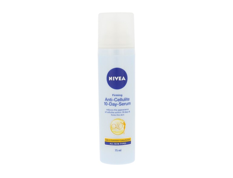 Cellulite et vergetures Nivea Q10 Plus Firming + Good-bye Cellulite Serum 75 ml boîte endommagée