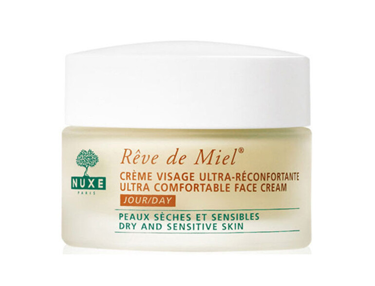 Crème de jour NUXE Rêve de Miel Ultra Comforting Face Cream 50 ml boîte endommagée