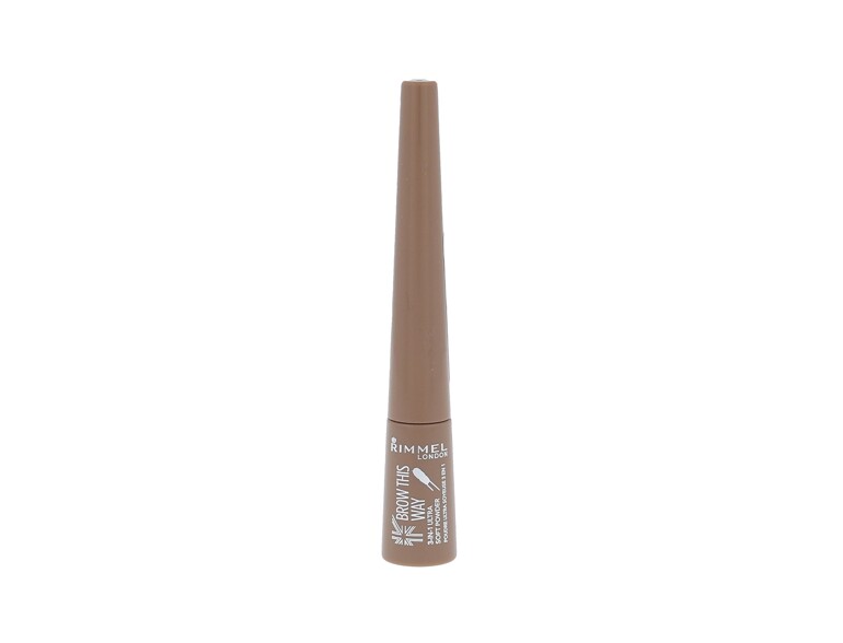 Poudre Sourcils Rimmel London Brow This Way 3in1 Ultra Soft Powder 0,7 g 001 Light Brown