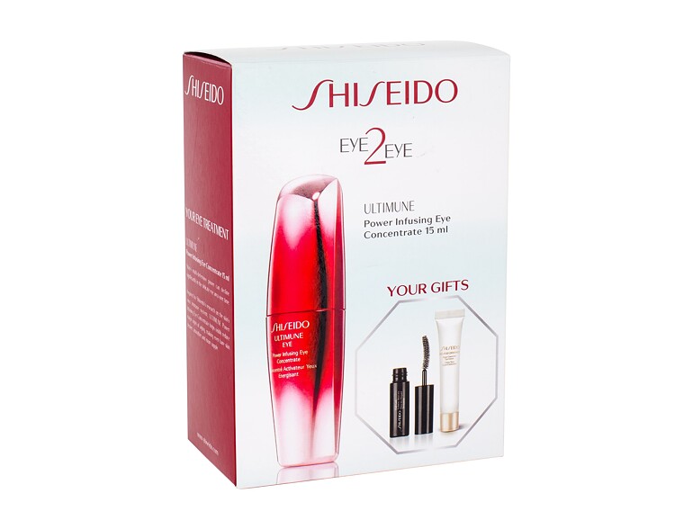 Gel contour des yeux Shiseido Ultimune Eye Power Infusing Eye Concentrate 15 ml boîte endommagée Set
