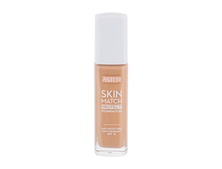 Foundation ASTOR Skin Match Protect SPF18 30 ml 203 Peachy