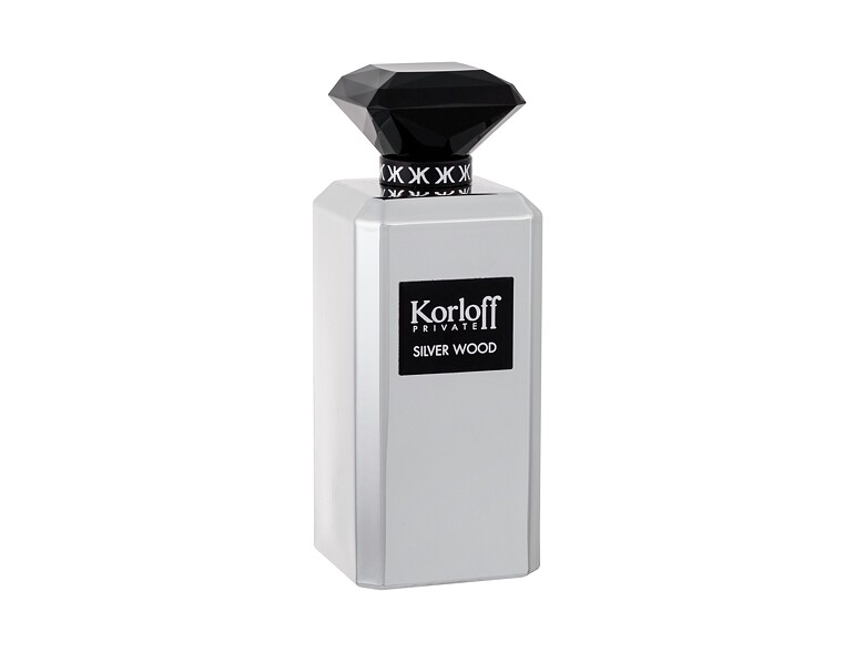 Eau de parfum Korloff Paris Private Silver Wood 88 ml boîte endommagée