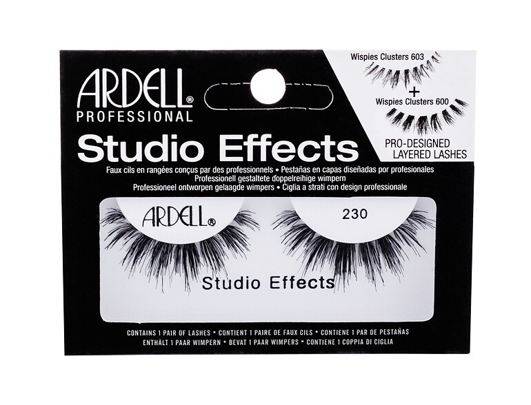 Faux cils Ardell Studio Effects 230 Wispies 1 St. Black