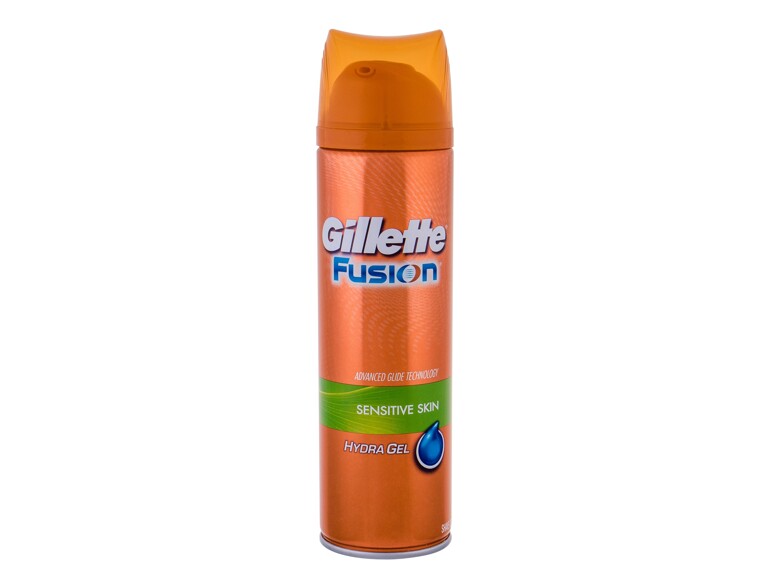 Gel de rasage Gillette Fusion Hydra Gel Sensitive Skin 200 ml flacon endommagé