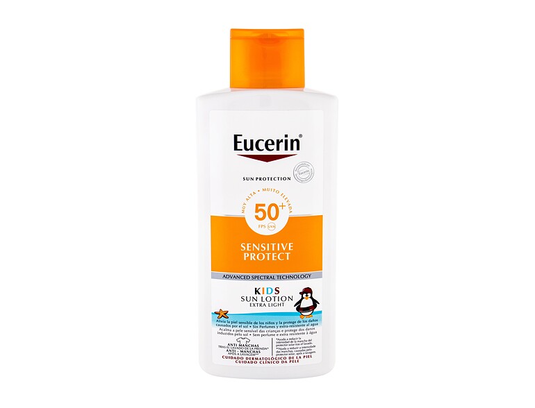Sonnenschutz Eucerin Sun Kids Sensitive Protect Sun Lotion SPF50+ 400 ml