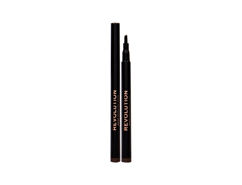 Matita sopracciglia Makeup Revolution London Micro Brow Pen 1 ml Medium Brown